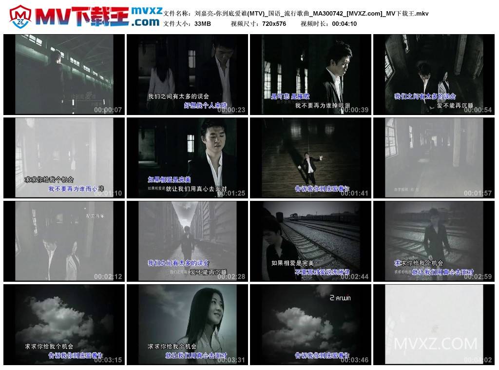 刘嘉亮-你到底爱谁(MTV)_国语_流行歌曲_MA300742